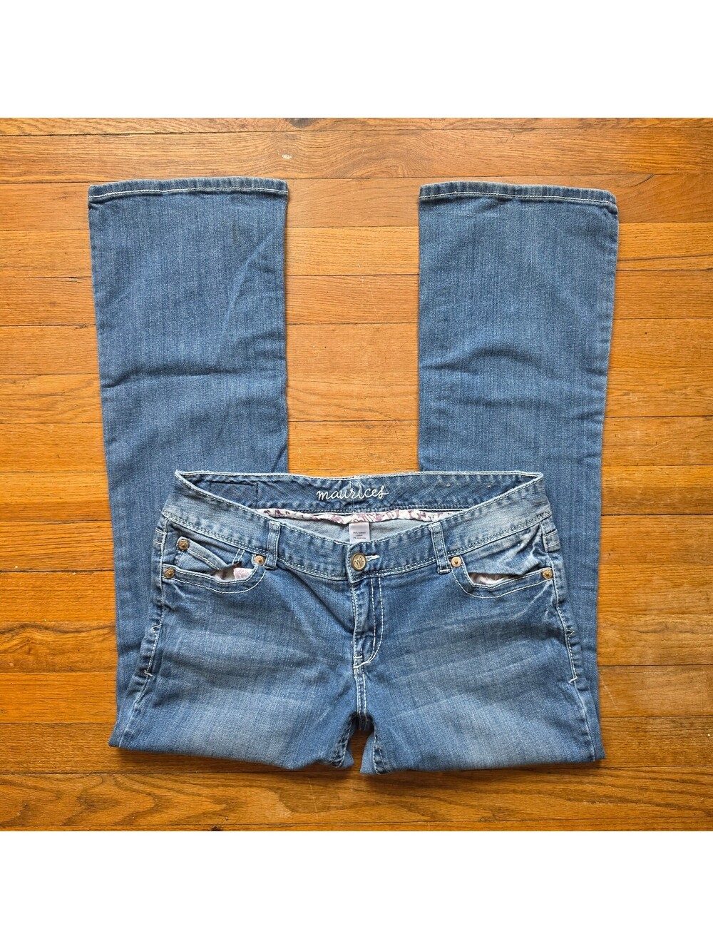 Maurices midrise bootcut light wash jeans